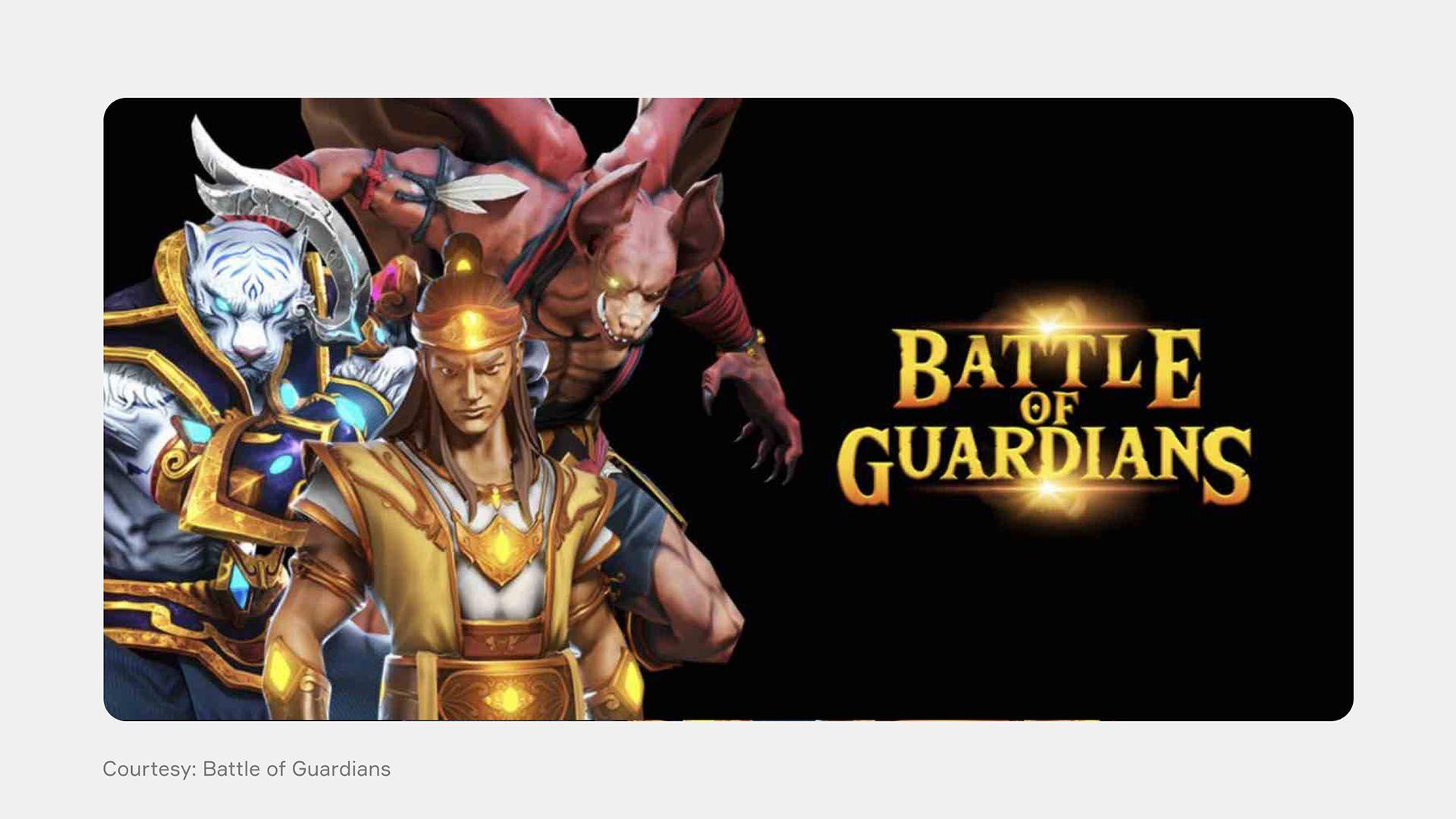 Best NFT Games - Battle of Guardians