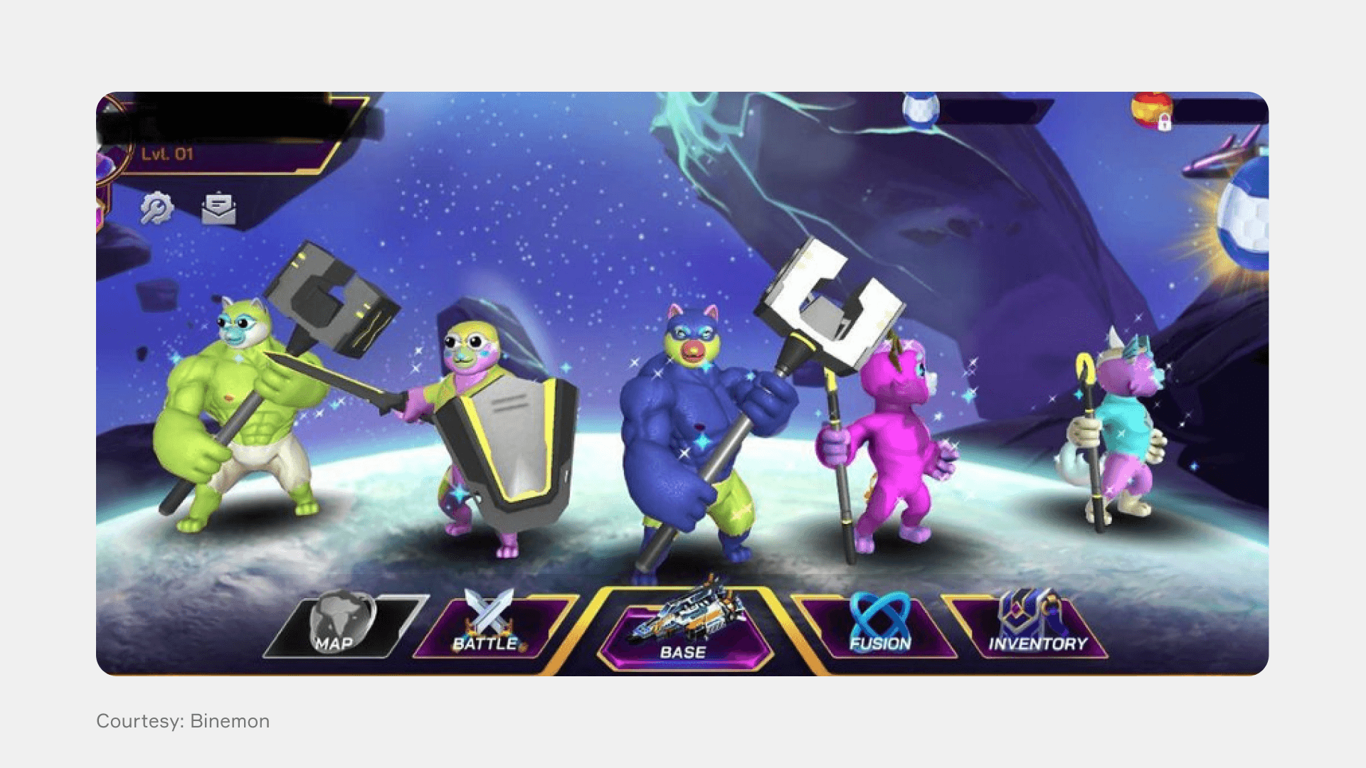 Features of Binemon NFT Game