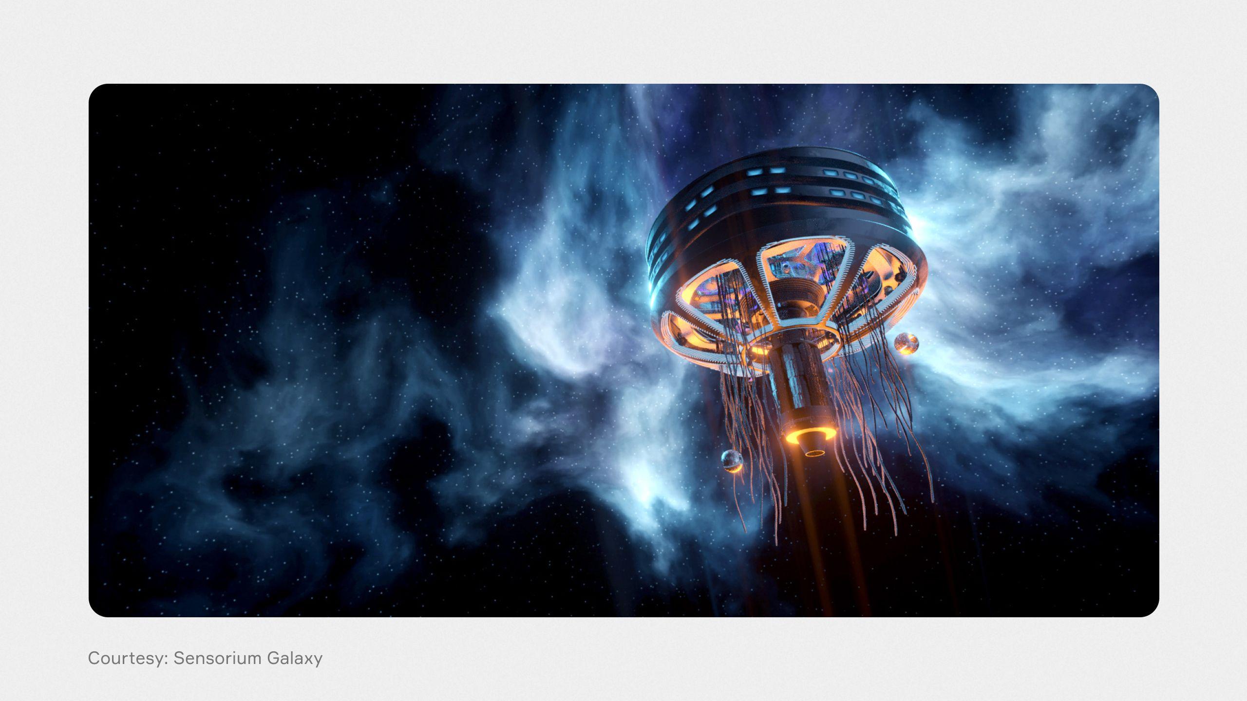 Metaverse Sensorium Galaxy Worlds