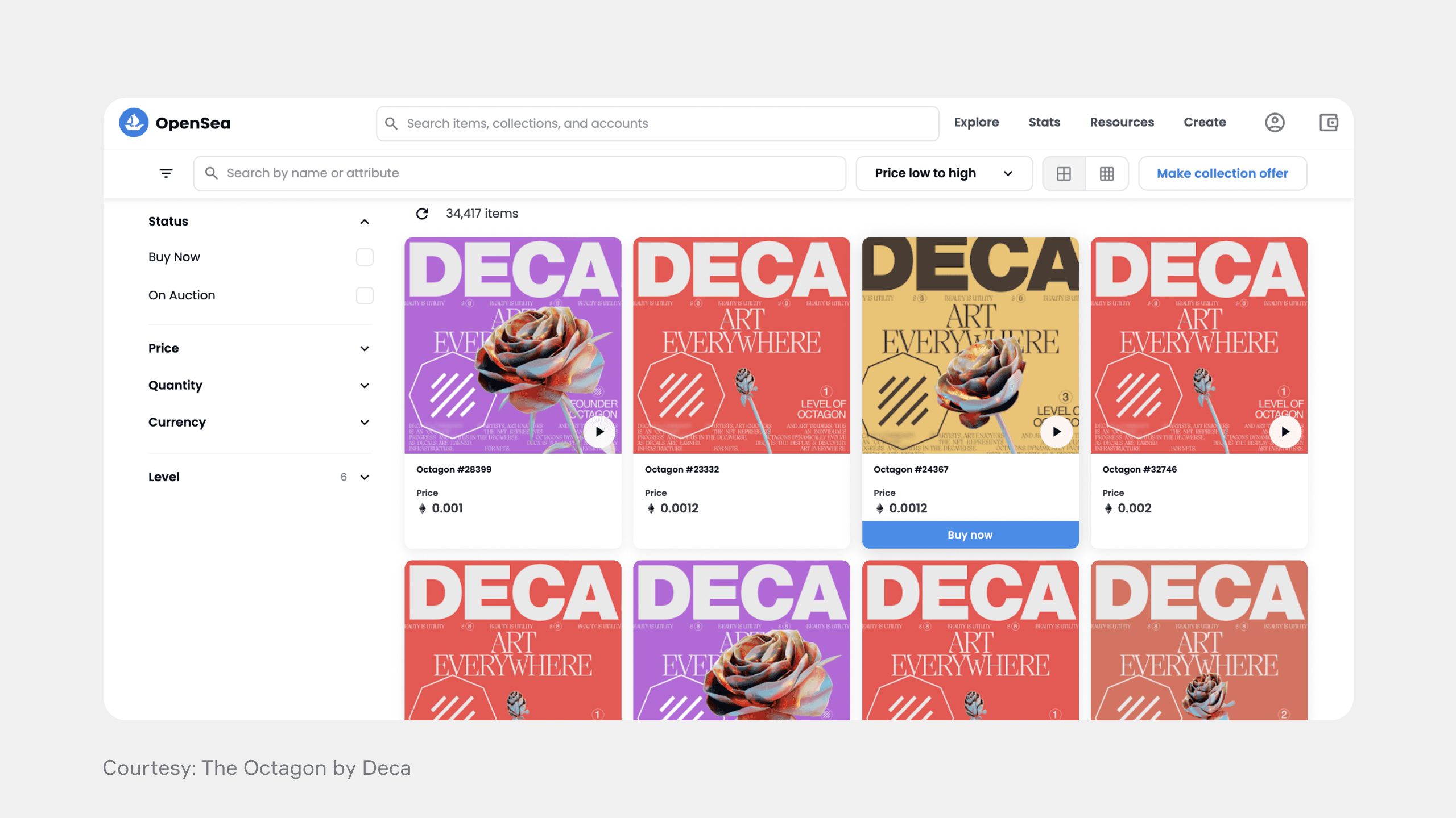 The Octagon by Deca NFT