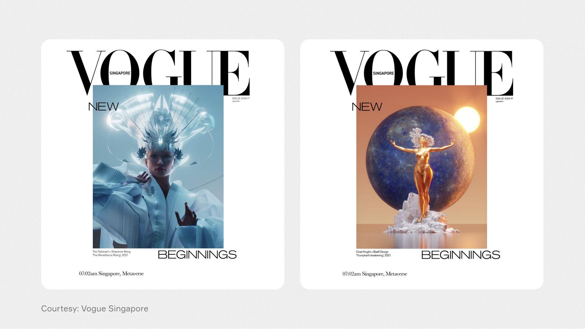 Vogue Singapore Digital Fashion Cover